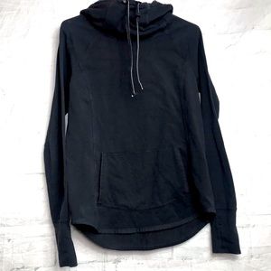 Athleta Black Pullover Scuba Hoodie Sz Sm